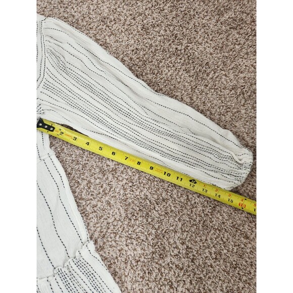 BLUE ISLAND 100% Cotton Long Sleeve Tunic Beach Cover-Up Dress Boho Size Medium - Picture 6 of 6